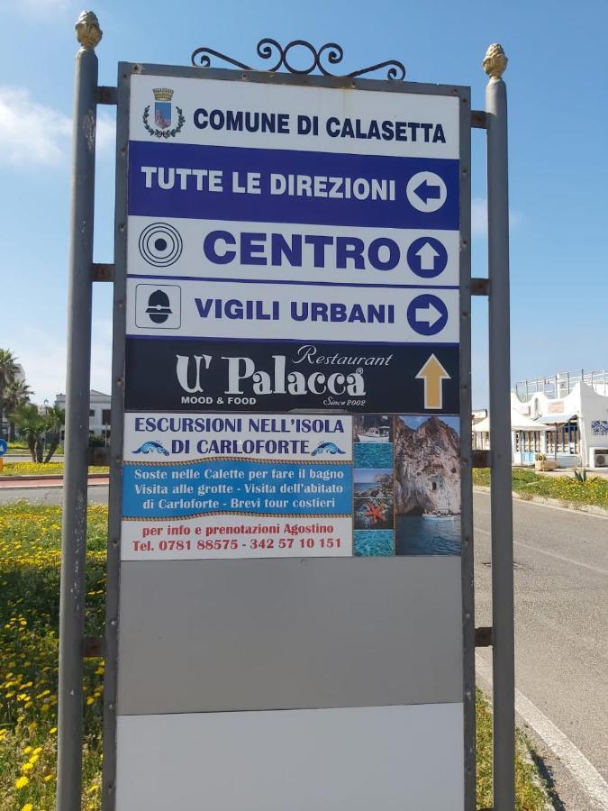 Appartamento Vista Mare Calasetta Exteriör bild